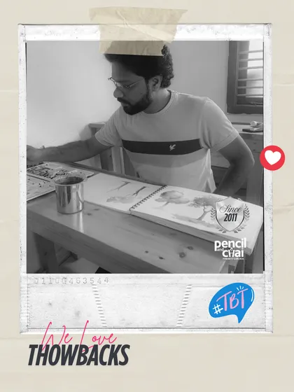 A throwback to a peaceful studio moment from our 2023 batch. The focus and flow in this watercolor session are truly inspiring.
