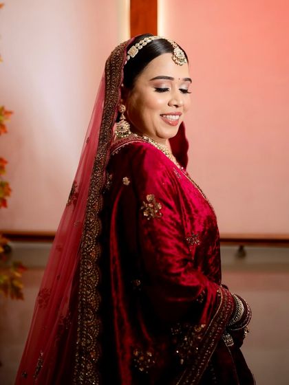 Classic Red & Maroon Bridal Looks photo 17