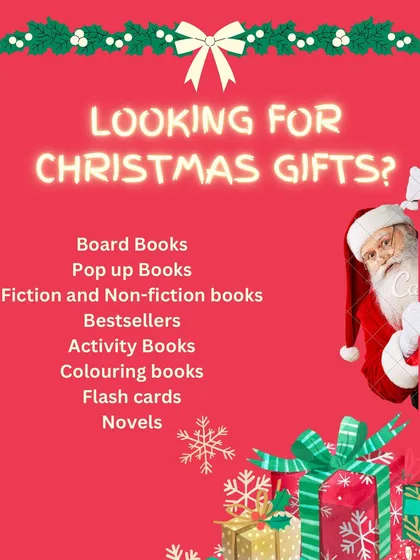 Looking for Christmas gifts? I have over 2000 titles to choose from, including board books, pop-up books, activity books, and bestsellers. Give the joy of reading this festive season.