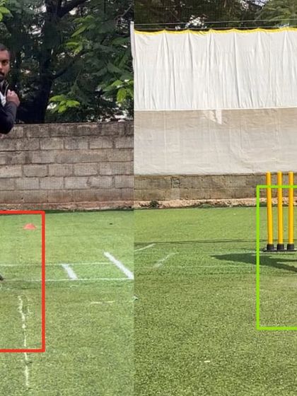 The follow-through tells the story of this off-spinner's transformation. By correcting his front-on release, we enabled a much better body finish and improved his overall control.