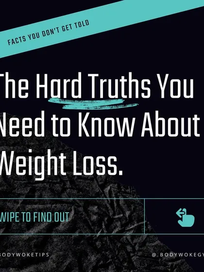 Let's talk about the hard truths of weight loss. No shortcuts, just science and dedication.