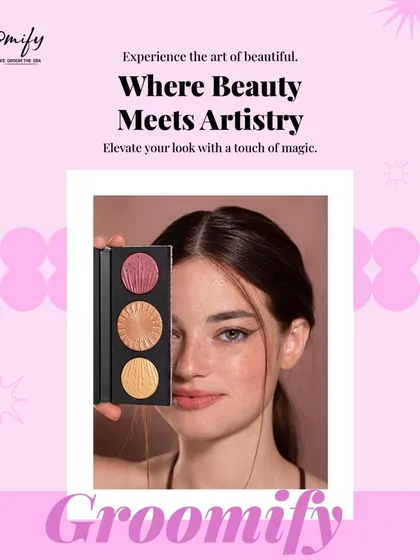 For me, makeup is where beauty meets artistry. I use high-quality products and techniques to create a look that enhances your natural features and feels like a touch of magic.