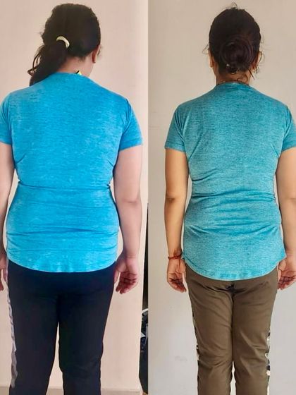 This postpartum mom lost 9 kgs in 6 months. Her journey shows that even with the challenges of a new baby, consistent effort in both nutrition and exercise leads to amazing, sustainable results.