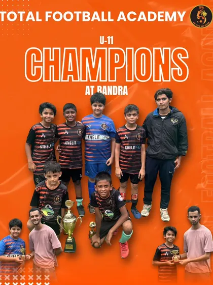 Another trophy for the cabinet. The U11 team stands undefeated after a dominant performance at a tournament in Bandra.