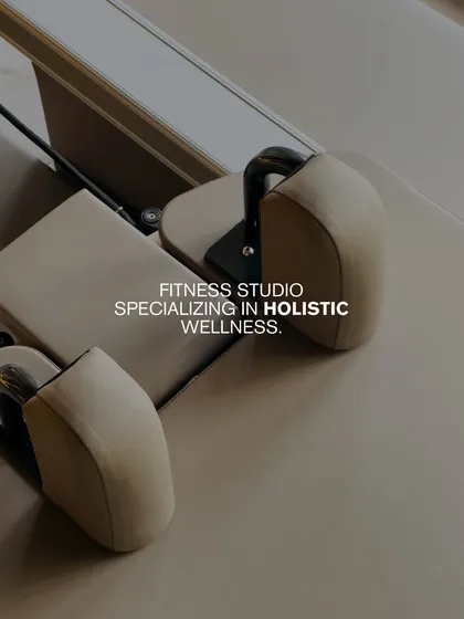 A close-up of our top-of-the-line Pilates equipment. I invest in premium gear to ensure you have a safe, effective, and comfortable workout every time.