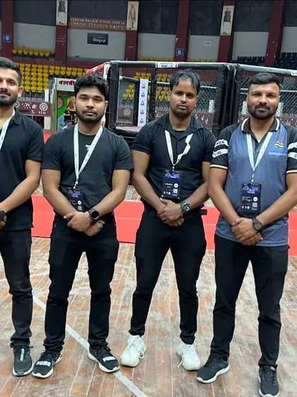 The officials and coaches of Team Delhi at the national championship.