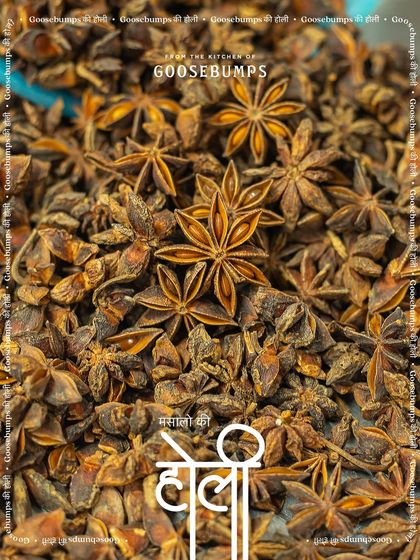 A stunning close-up of star anise, another key player in my spice blends. Its unique shape and liquorice-like flavour add a special aromatic note to many of my traditional masalas.