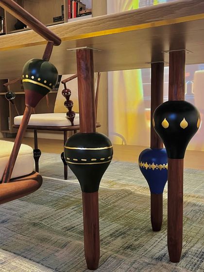 Gayathri & Namith Architects - Turnkey Interior Design & Build Art & Materiality: The Soul of Our Spaces photo 7