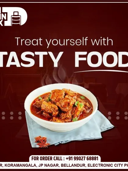 Treat yourself and your group with our tasty food. This image showcases a bowl of our rich and flavourful mutton curry, another one of our special non-vegetarian offerings for group events.