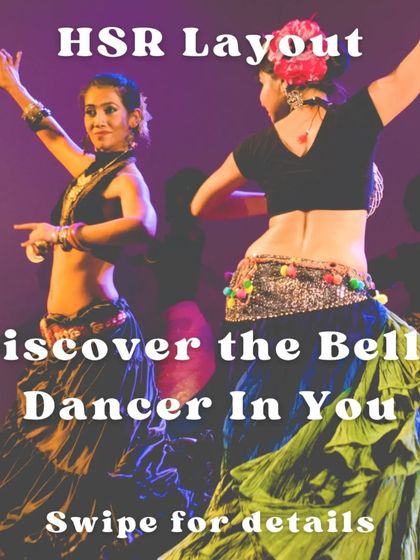 Discover the belly dancer in you at our HSR Layout classes. Our progressive course is designed for absolute beginners.