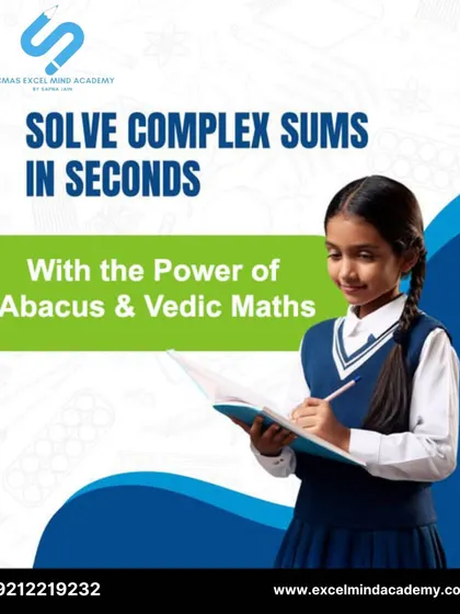 Solve complex sums in seconds with the combined power of Abacus and Vedic Maths. This student is ready to take on any challenge with the skills we provide.