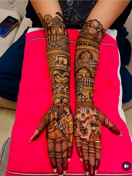 Kanha Mehandi - Bridal Mehndi Custom Storytelling & Portrait Mehndi photo 11