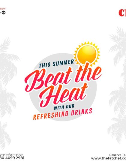 Beat the heat this summer. Our menu of refreshing drinks is designed to help you cool down and enjoy the sunny weather.