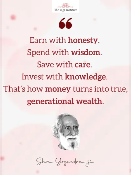 Earn with honesty, spend with wisdom, save with care, and invest with knowledge. This is how money turns into true, generational wealth.