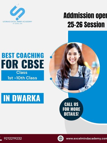 We offer the best coaching for CBSE classes 1st to 10th in Dwarka. Our program features experienced faculty, regular doubt sessions, and individual attention to ensure student success.