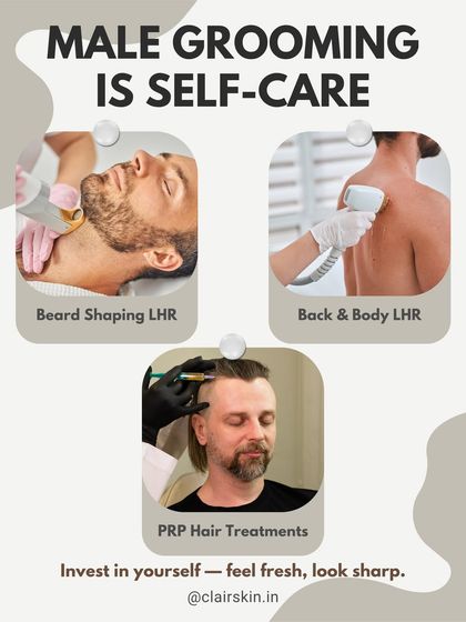 Male grooming is an essential part of self-care. We offer a range of services including beard shaping LHR and back and body LHR to help you feel fresh and look sharp.