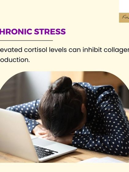 Chronic stress elevates cortisol levels, which can inhibit the production of new collagen. This not only accelerates the aging process but also impairs the skin's ability to repair itself. Finding healthy ways to manage stress is crucial for long-term skin health.