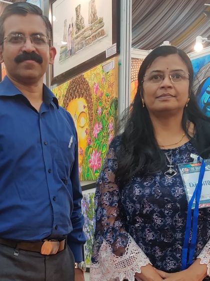 More glimpses from The Haat of Art exhibition at Jayamahal Palace. It was a fantastic event with a huge footfall and lots of appreciation.