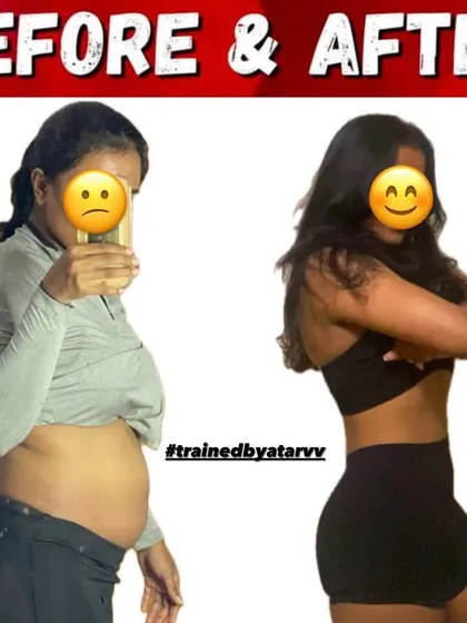 A complete body recomposition, transforming from an apple to an hourglass shape. This client’s results show how my tailored nutrition and training plans for women focus on building curves and shedding fat in the right places.