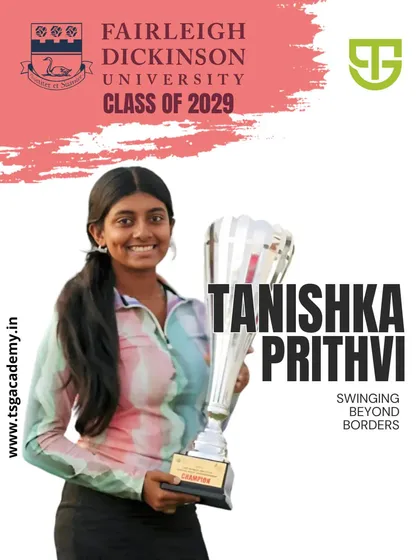 Our ultimate goal is to build champions for life, and that includes creating pathways to world-class education. I am incredibly proud of our student-athletes like Tanishka Prithvi, who secured a golf scholarship to Fairleigh Dickinson University. This is a testament to her hard work and our holistic development program.