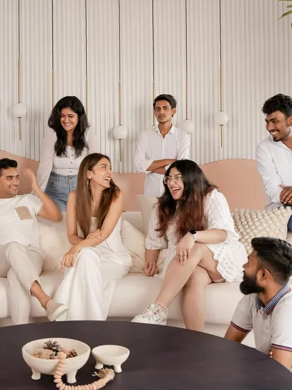 The whole crew. This is our talented team of 'Doodlers', the creative minds and hardworking hands behind every project. We are a family, and our collaborative energy is our greatest asset.