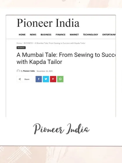 Featured by Pioneer India. My story of passion and perseverance continues to be shared, and I am so thankful for the support from these wonderful media houses.