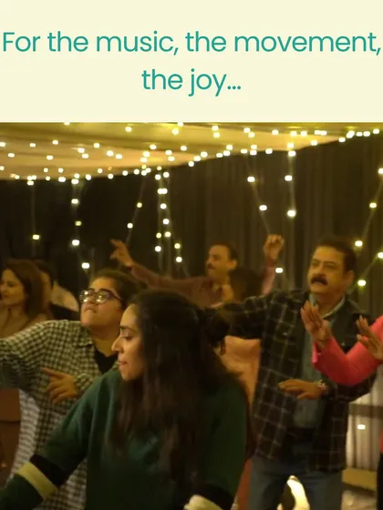 For the music, the movement, the joy. A candid shot from one of our group events where everyone is lost in the moment, dancing together. This is the energy we bring to every party.