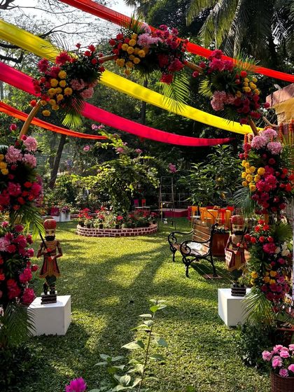 Vibrant Haldi & Mehendi Functions photo 84