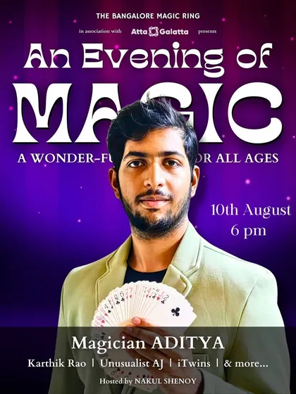 Get ready for a dose of wonder. We host magical evenings for all ages, featuring some of the country's finest magicians and mentalists for a night of illusions, laughter, and spellbinding entertainment.
