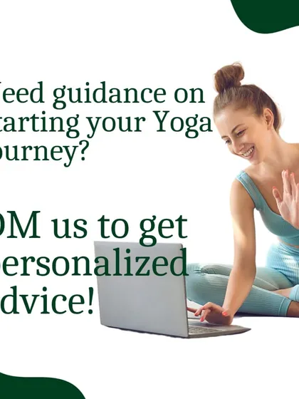 A call to action for beginners who need personalized guidance to start their yoga journey.