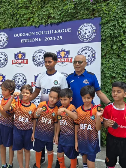 Placing 3rd in a tough GYL League is a huge achievement. We are proud of our Under 8 team's determination and sportsmanship.