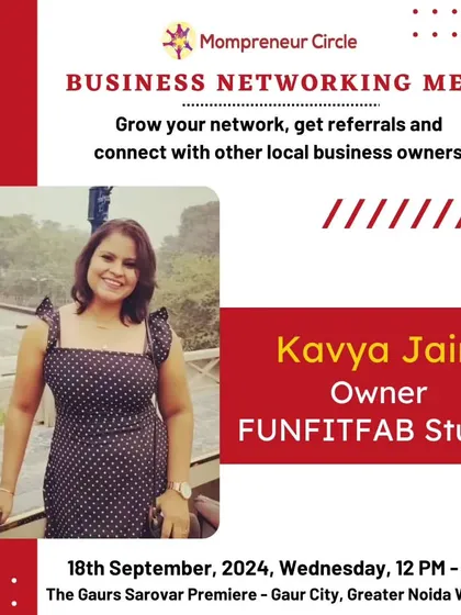 Another feature from a business networking meet, highlighting my experience with individual and corporate clients.