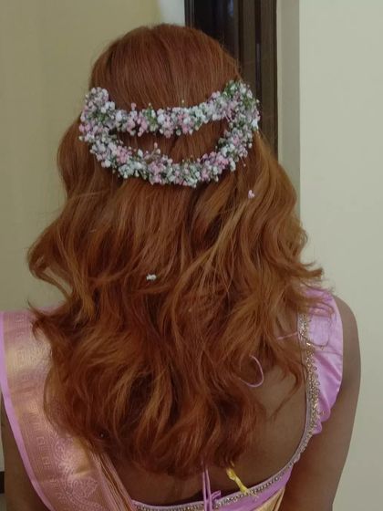 Laxmi Ramkrishna - Special Occasion Hairstyling Flowing Curls & Half-Up Styles photo 19