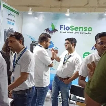 Our team members in discussion at the expo. These events are a hub of ideas and collaboration, and we value every interaction.