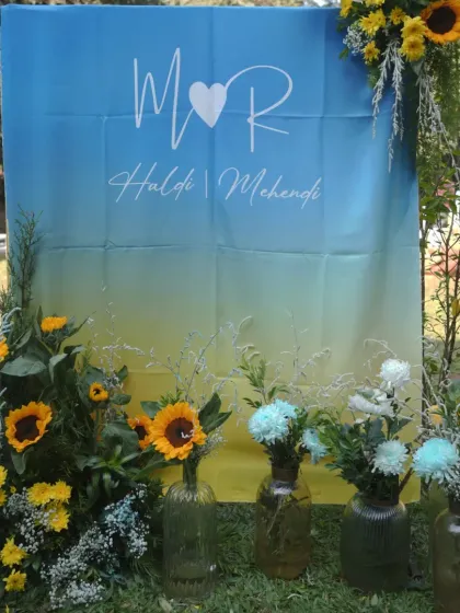 Vibrant Haldi & Mehendi Functions photo 38