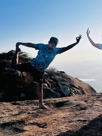 Some trekkers practice yoga at the summit, connecting with nature in a deeper way.