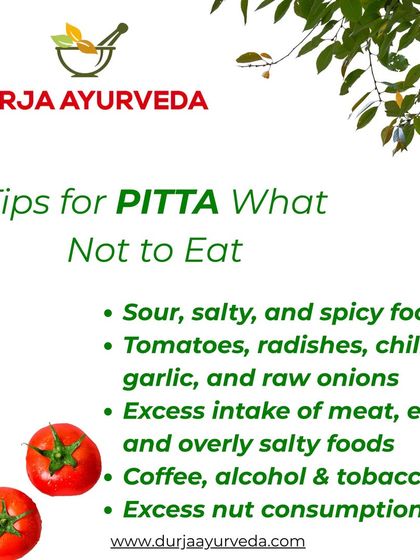 To pacify a fiery Pitta dosha, it is best to avoid foods that are spicy, sour, and overly salty. This list provides examples of foods to reduce, including tomatoes, chilies, and coffee.