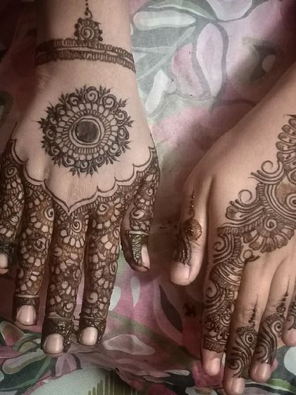 Hussaina Mehendi Artist - Party & Festive Mehendi Modern Arabic & Indo-Arabic Styles photo 10