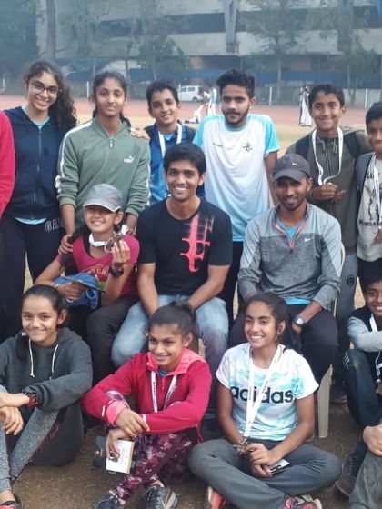 A group photo of our team on International Olympic Day, a day to celebrate the spirit of sportsmanship and global unity.