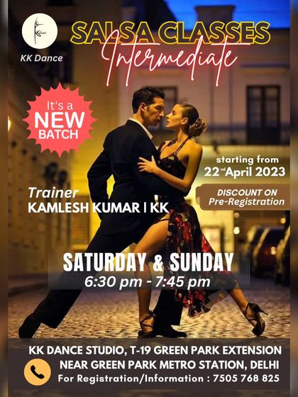 Ready to take your Salsa to the next level? Our weekend intermediate batch is designed for dancers who have mastered the basics and are ready for more challenging patterns and techniques.
