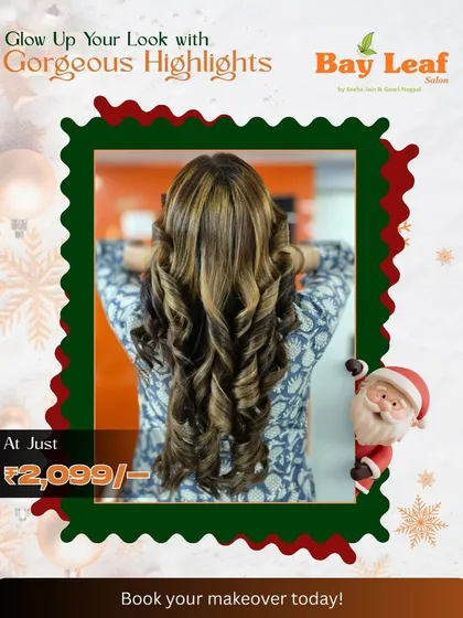 Getting ready for the festive season with some gorgeous highlights. I created these bouncy curls to show off the beautiful color work and get my client ready to glow.