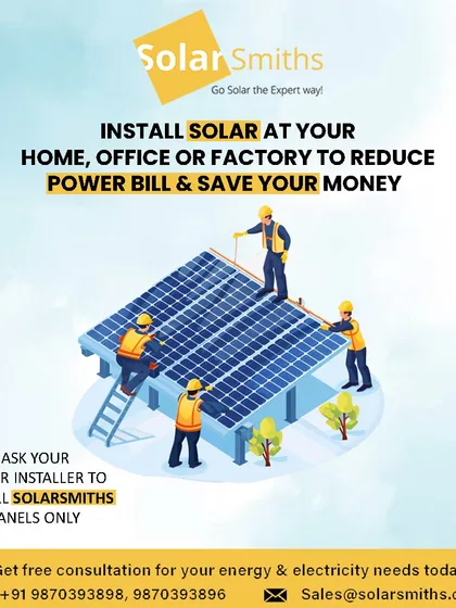 I install solar at your home, office, or factory to reduce your power bill and save you money. Ask your installer for my panels only to ensure quality.