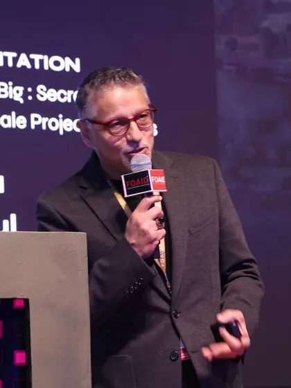 Another shot from my talk at FOAID 2024 in Delhi. I believe that sharing knowledge and experience is key to advancing our industry and creating better-built environments for the future.