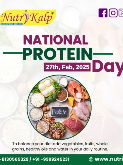 Happy National Protein Day! We guide you on how to balance your diet with adequate protein from natural sources like vegetables, whole grains, and healthy oils.