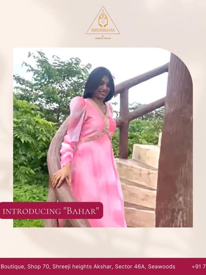 Introducing my "Bahar" collection, which features fresh, spring-inspired designs perfect for any garden party or festive celebration.