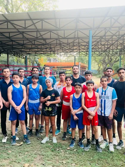 Another shot of our team after a productive sparring day. The camaraderie and shared experience make us stronger.