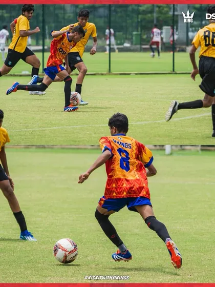 Our U17 boys in a practice match, putting their training into action. The grind never stops.