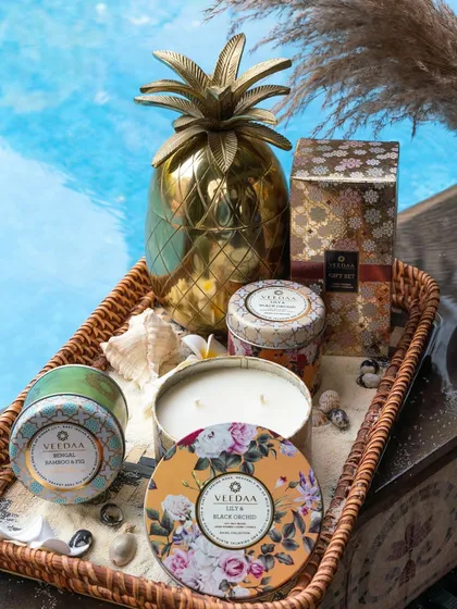 A curated selection from our extensive product portfolio, showcasing the diverse range of fragrances, colors, and designs we offer. Each image highlights the beauty and versatility of our candles, diffusers, and gift sets.