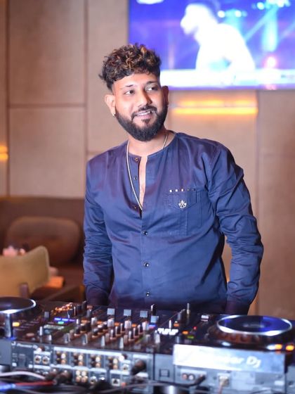 A relaxed moment behind the console. I believe I am the designer of my own destiny.