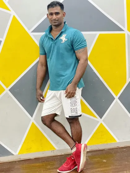 Feeling good after a productive day of dance and fitness.